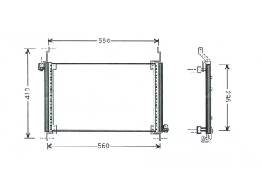 Exchanger Condenser OEM  | 46547675 | 35488 - 53138 - FT5127