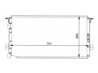 Exchanger Condenser OEM  | 4662589 - 4809129AA | 53635 - 817073 - CR5037