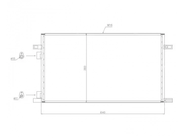 Exchanger Condenser OEM  | 7701045346 | 35298 - 53321 - 7401044 - RT5253