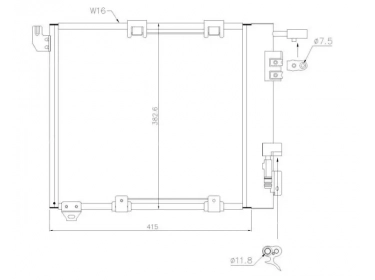 Exchanger Condenser OEM  | 1850056 - 1850058 | 1223494 - 12234940 - 12234941 - 12234942 - 12234943 - 12234944 - 12234945 - 12234946 - 12234947 - 12234948 - 12234949 - 35302 - 53202 - 7401039 - 817506 - 94385 - OL5250