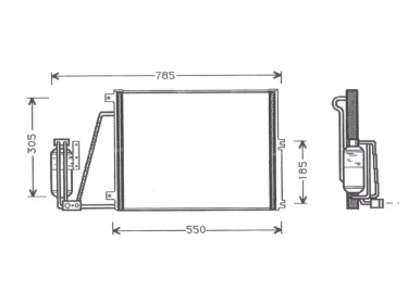 Exchanger Condenser OEM  | 1850051 - 1850061 | 35292 - 7401451 - OL5265