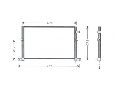 Exchanger Condenser OEM  | 1152429 - 1311098 - 1S7H19710BA | 35525 - 7402543 - 817567 - FD5334