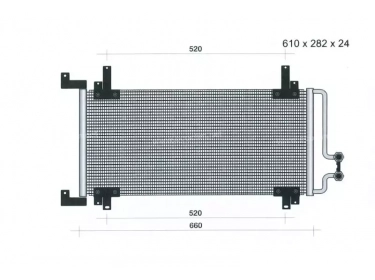 Exchanger Condenser OEM  | 7700840853 | 35822 - 53763 - 816866 - C018136 - RT5196