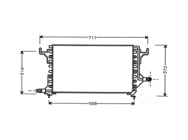 Exchanger Condenser OEM  | 96049429 - 96134218 | 35152 - 816719 - CN5069