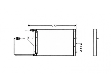 Exchanger Condenser OEM  | 6455T8 | 53747 - 816884 - CN5095