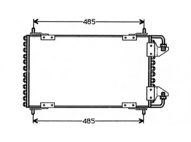 Exchanger Condenser OEM  | 95636459 | 53749 - 816725 - CN5091