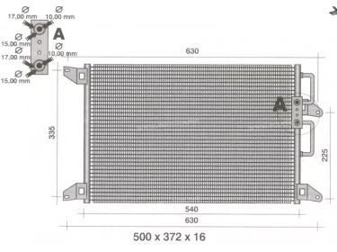 Exchanger Condenser OEM  | 46440250 | 11.2023 - 53651 - 816985