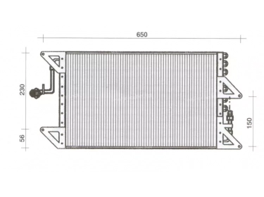 Exchanger Condenser OEM  | 46453198 | 35486 - 53656 - 816896 - CO08312