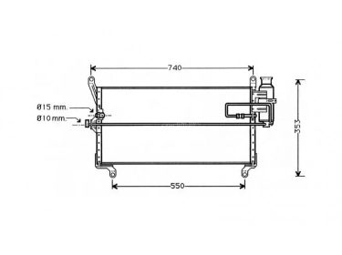 Exchanger Condenser OEM  | 7755110 | 11.2005 - 1223455 - 12234550 - 12234551 - 12234552 - 12234553 - 12234554 - 12234555 - 12234556 - 12234557 - 12234558 - 12234559 - 35255 - 53653 - FT5168