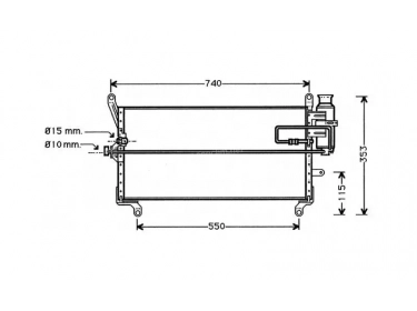 Exchanger Condenser OEM  | 7787104 | 1223468 - 12234680 - 12234681 - 12234682 - 12234683 - 12234684 - 12234685 - 12234686 - 12234687 - 12234688 - 12234689 - 35252 - 53657 - 7401539 - 817006 - FT5169