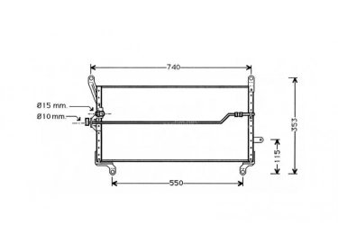 Exchanger Condenser OEM  | 7770584 | 1223456 - 12234560 - 12234561 - 12234562 - 12234563 - 12234564 - 12234565 - 12234566 - 12234567 - 12234568 - 12234569 - 35254 - 53659 - 7401545 - 817007 - FT5171
