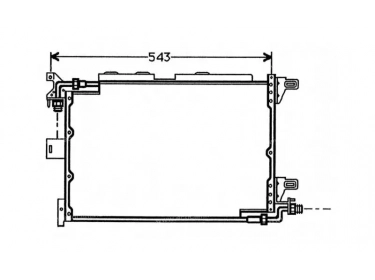 Exchanger Condenser OEM  | 6455P2 | 11.3019 - 35812 - 53729 - 816727 - PE5168