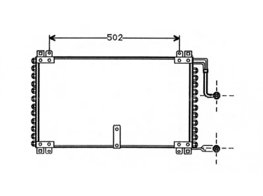 Exchanger Condenser OEM  | 7700752613 | 53764 - 7401507 - 816635 - RT5178