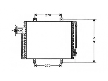 Exchanger Condenser OEM  | 7700813639 | 35816 - 53759 - 7005858 - 816870 - RT5193