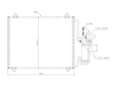 Exchanger Condenser OEM  | 7701204955 | 35823 - 53776 - 816756 - RT5219D