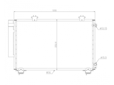 Echangeur Condenseur OEM  | 8846052020 - 8846054020 | 35333 - 53324 - 817674 - 8FC351300261 - AC292000P - TO5267D - TSP0225390