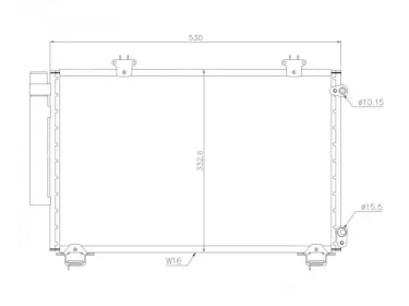 Exchanger Condenser OEM  | 8846052020 - 8846054020 | 35333 - 53324 - 817674 - 8FC351300261 - AC292000P - TO5267D - TSP0225390