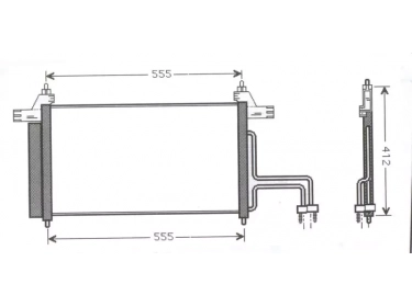 Exchanger Condenser OEM  | 46745840 | 35495 - FT5253D