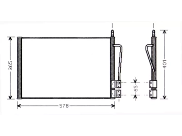 Permutador Condensador OEM  | 1142771 - 1146195 - DE9461480 |