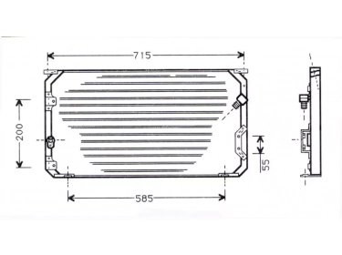Exchanger Condenser OEM  | 8846012460 | 35220 - 7402520 - TO5190