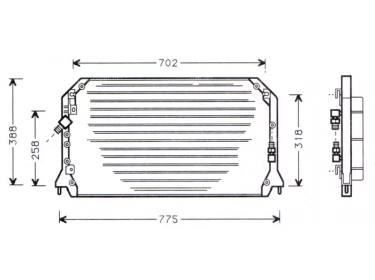 Exchanger Condenser OEM  | 8846006060 | TO5253