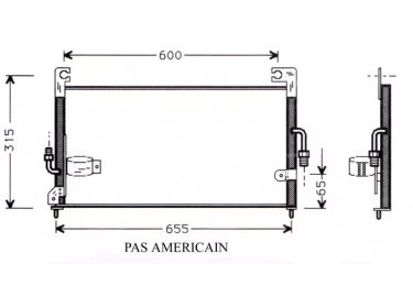 Exchanger Condenser OEM  | MB849060 | MT5115
