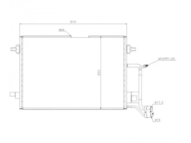 Exchanger Condenser OEM  | 8D0260401G - 8D0260403G | 35308 - 53619 - 817840 - AI5173