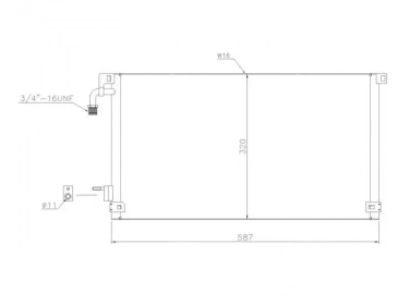 Exchanger Condenser OEM  | 6455AG - 6455Z1 | 35328 - 7402505 - 817655 - CN5172