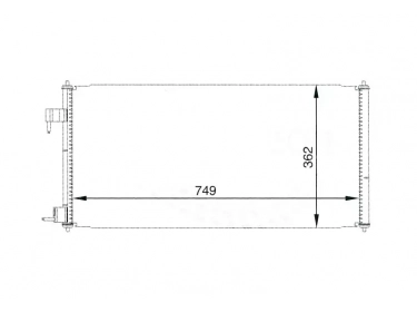 Exchanger Condenser OEM  | 4488406 | 35681 - FD5361