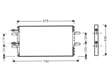 Exchanger Condenser OEM  | 6025306732 | 35479 - DCN23001 - DCN230010 - DCN230011 - DCN230012 - DCN230013 - DCN230014 - DCN230015 - DCN230016 - DCN230017 - DCN230018 - DCN230019 - RT5251