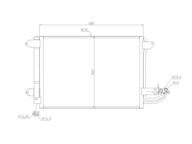 Wärmetausche Kondensator OEM  | 1K0820411AC - 1k0820411AH - 1K0820411D - 1K0820411E - 1K0820411F - 1K0820411G - 1K0820411H - 1K0820411N - 1K0820411P | 35520 - 817776 - 94684 - DCN32001 - DCN320010 - DCN320011 - DCN320012 - DCN320013 - DCN320014 - DCN320015 - DCN320016 - DCN320017 - DCN320018 - DCN320019 - VW5209D