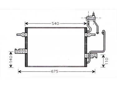 Exchanger Condenser OEM  | 1850086 | 35599 - 817798 - OL5349