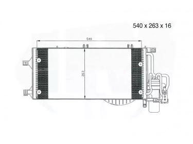 Exchanger Condenser OEM  | 1850071 - 1850087 - 1850089 | 35528 - 817610 - 8FC351300611 - AC309000P