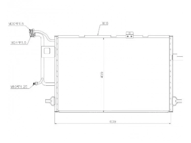 Exchanger Condenser OEM  | 4B0260403D - 4B0260403G - 4B0260403R | 35317 - 817665 - 8FC351300381 - 94430 - AI5137