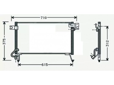 Exchanger Condenser OEM  | MR117391 | 43045 - MT5144