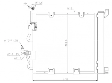 Exchanger Condenser OEM  | 1850099 - 93178961 | 0807.2026 - 35598 - 43135 - 94768 - OL5368D