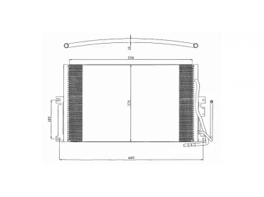 Echangeur Condenseur OEM  | 1850065 - 52485274 | 35342 - 53201 - 816960 - 817671 - OL5274