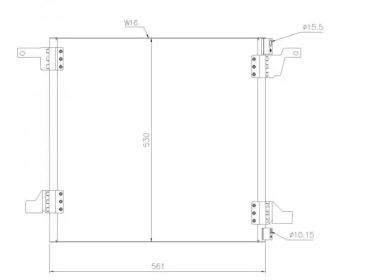 Exchanger Condenser OEM  | 1638300170 - A1638300170 | 35526 - 53478 - 817458 - 8FC351038721 - 94568 - AC259000P - MS5270 - TSP0225434