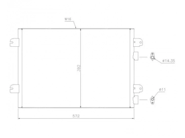 Exchanger Condenser OEM  | 8200182361 - 8200557066 | 35542 - 817701 - 94673 - RT5317