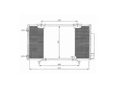 Exchanger Condenser OEM  | 8845005010 | 08153008 - 35337 - 8FC351038741 - AC261000S - TO5266D - TSP0225384