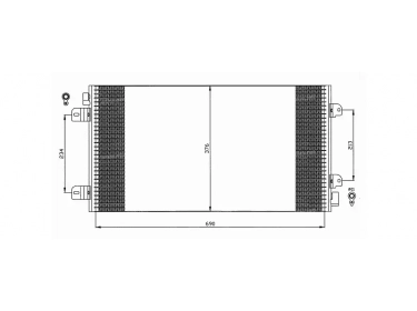 Exchanger Condenser OEM  | 4401424 - 7701057122 | 35485 - 817689 - 8FC351306651 - 94659 - AC527000S - RT5342