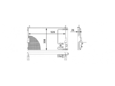 Exchanger Condenser OEM  | 94457301101 | 8FC351317131 - PR5020