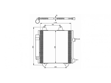 Exchanger Condenser OEM  | 6455EE - 6455EF - 884500H020 | 0803.3025 - 35778 - 818013 - 8FC351303531 - 94891 - AC459000P - TO5414 - TSP0225643