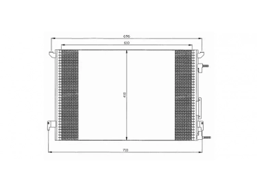 Exchanger Condenser OEM  | 71740527 | 0807.2024 - 35453 - 8FC351303561 - OL5333D - TSP0225463