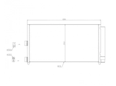 Exchanger Condenser OEM  | 46820833 - 51804991 | 0804.2046 - 35500 - 94727 - FT5289D - TSP0225593
