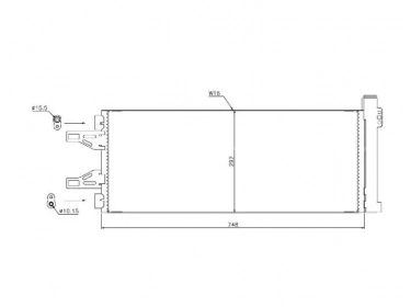 Exchanger Condenser OEM  | 1343785080 - 6455EP - 6455HC | 0804.2064 - 35894 - 704CD00768 - 8FC351301661 - 94986 - AC368000P - CN5248D
