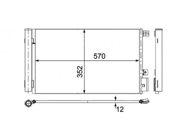 Exchanger Condenser OEM  | 51785214 | 8FC351304261 - FT5357
