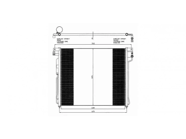 Exchanger Condenser OEM  | 92100EB410 - 92100EB500 | 0821.3023 - 35582 - DN5299