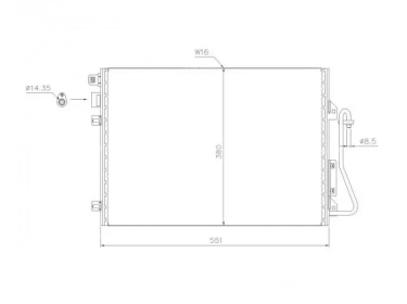Exchanger Condenser OEM  | 8200090213 | 0809.3059 - 35771 - RT5376D - TSP0225635