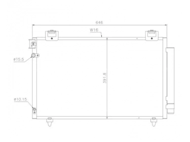 Exchanger Condenser OEM  | 8845005100 | 35592 - 8FC351303671 - TO5392D - TSP0225570